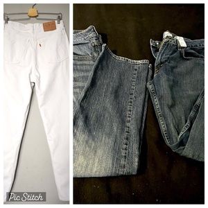 Bundle Season Sale Mens Lee and Levi’s jeans
